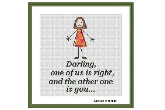 Delightfully Sassy Feminist Cross Stitch