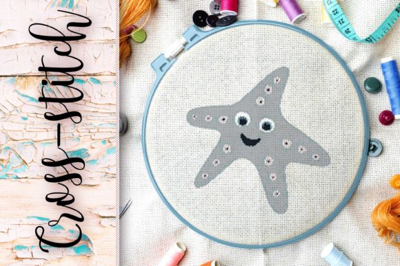 Embroidery Cross-stitch Starfish