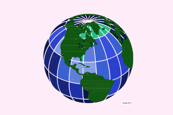 Globe Embroidery