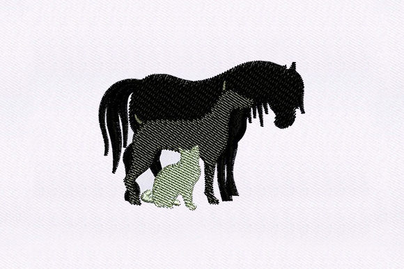 Horse, Dog and Cat