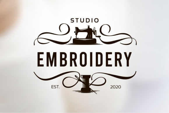 Logo for Ateliers, Embroidery Studios