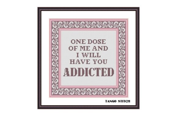 One Dose of Me Funny Romantic Embroidery