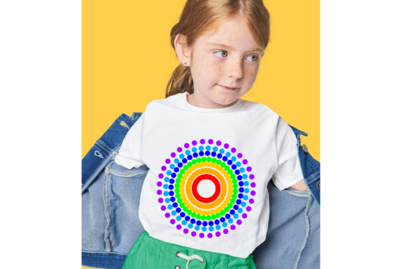 Rainbow Pattern Embroidery