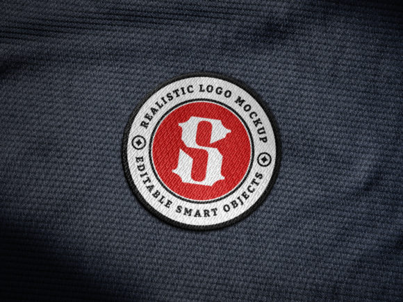 Realistic Embroidery Badge Logo